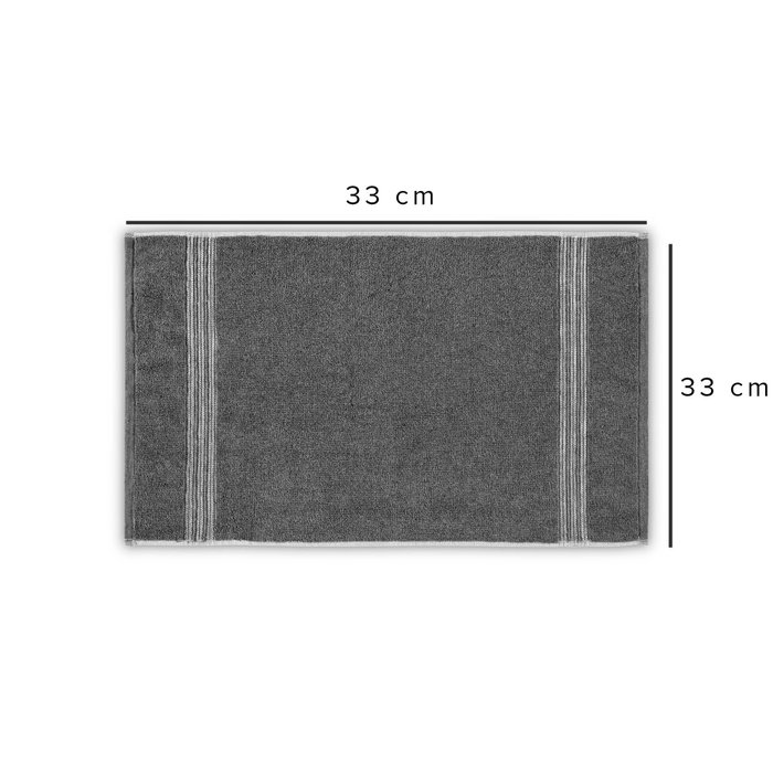 Mijölnir Antique - Anthracite Toalla de Lavado 100% Algodón 33x33 cm Color Antracita